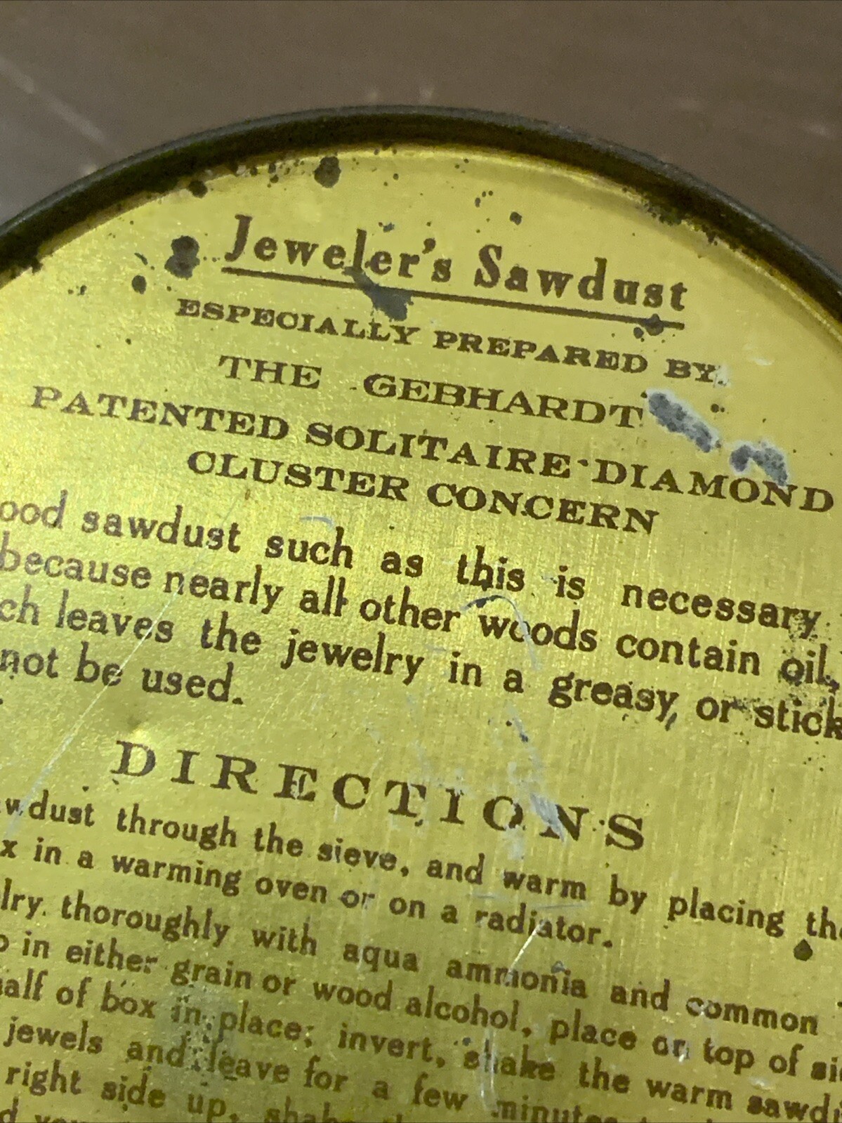 ‼️VERY RARE‼️ The De-Light Jewelry Drying Box Jewelers Sawdust