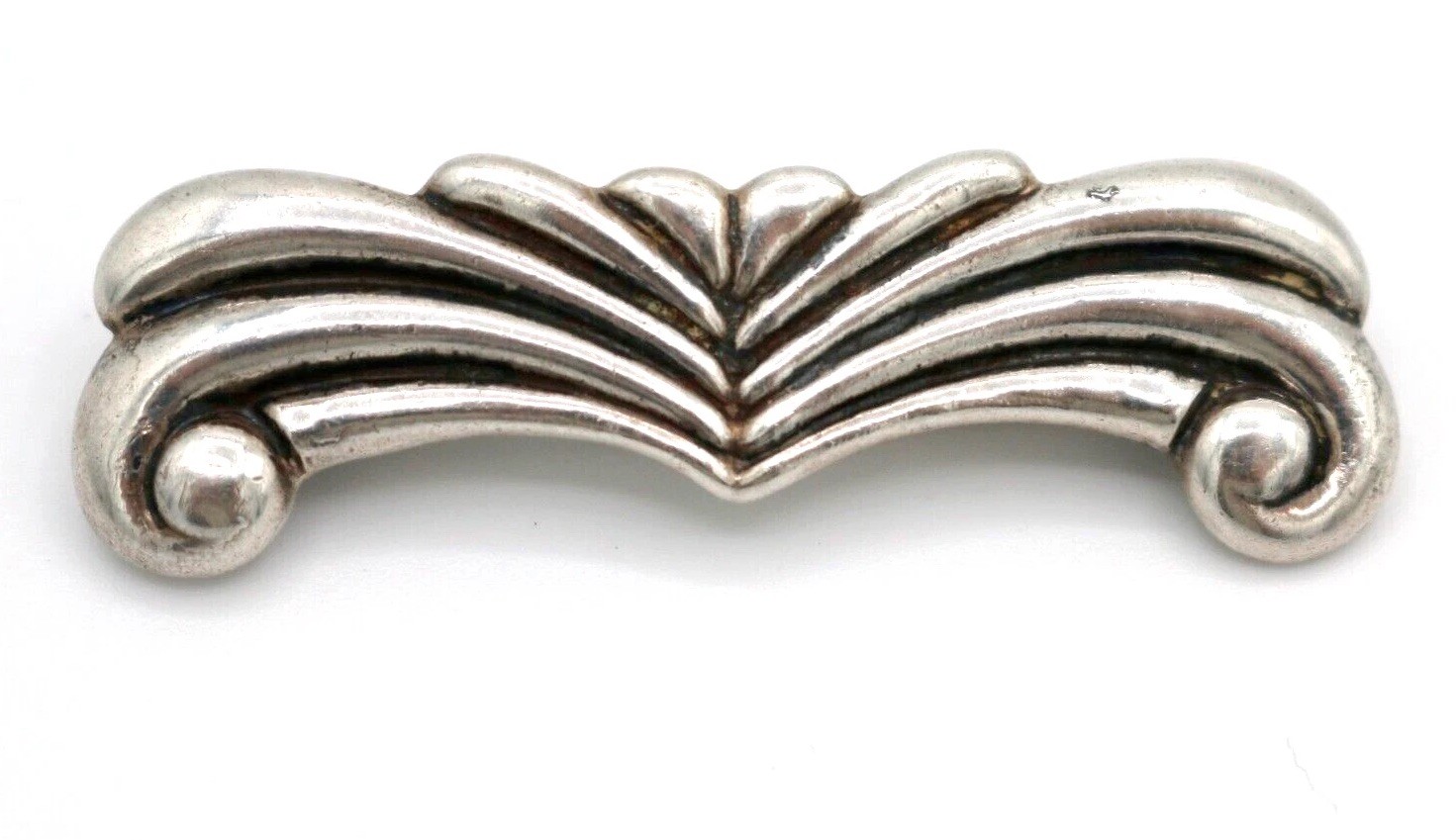 Vintage Los Castillo Sterling Silver 925 Taxco Mexico Modernist Pin Brooch 9.3g