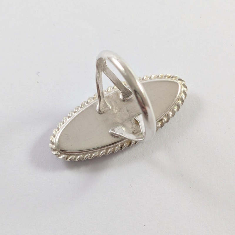 Vintage New Zealand Ataahua Paua Shell Ring M 1/2