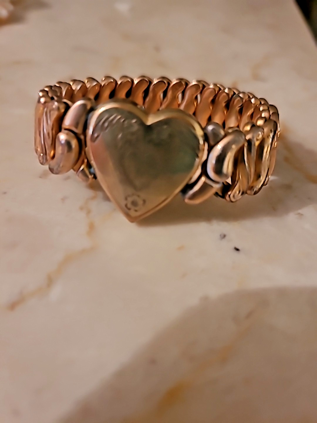 sweetheart expansion bracelet vintage