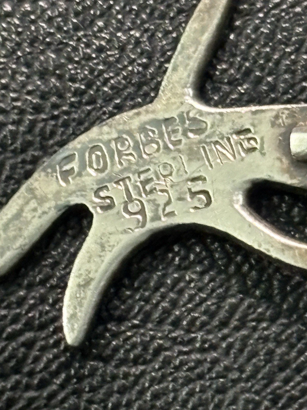 Vintage Forbes Sterling Silver Charm Brooch Turtle Star Sea Life Swirl 17g 2.8”