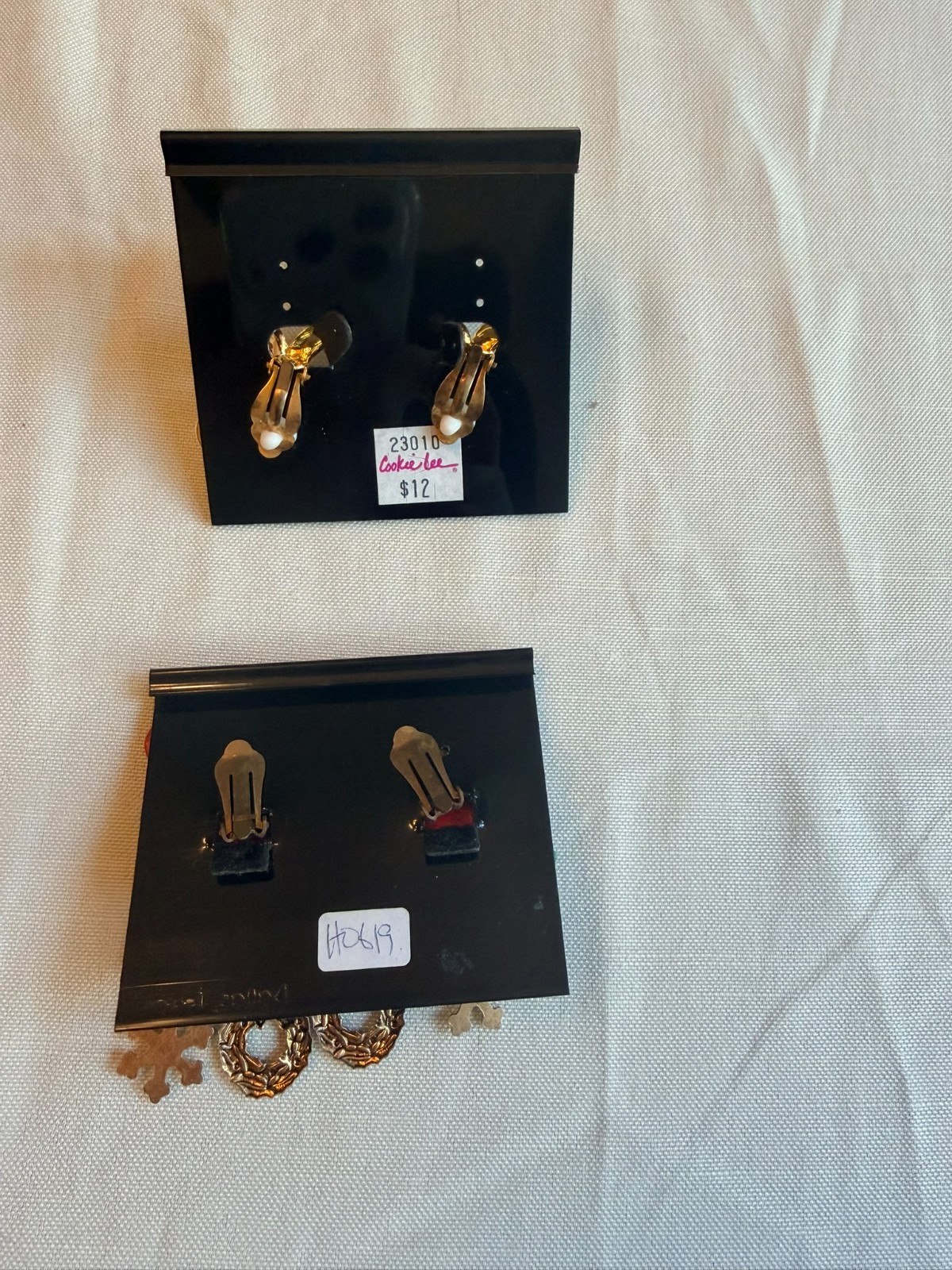 Vintage Cookie Lee Jewelry Christmas Collection Earrings and Pins