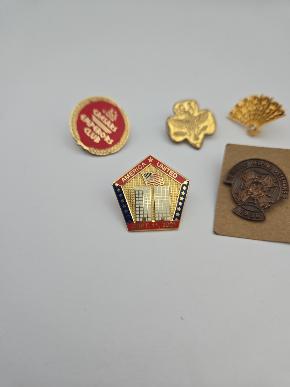 Vintage Men’s Pins Novelty Design 5 Pieces