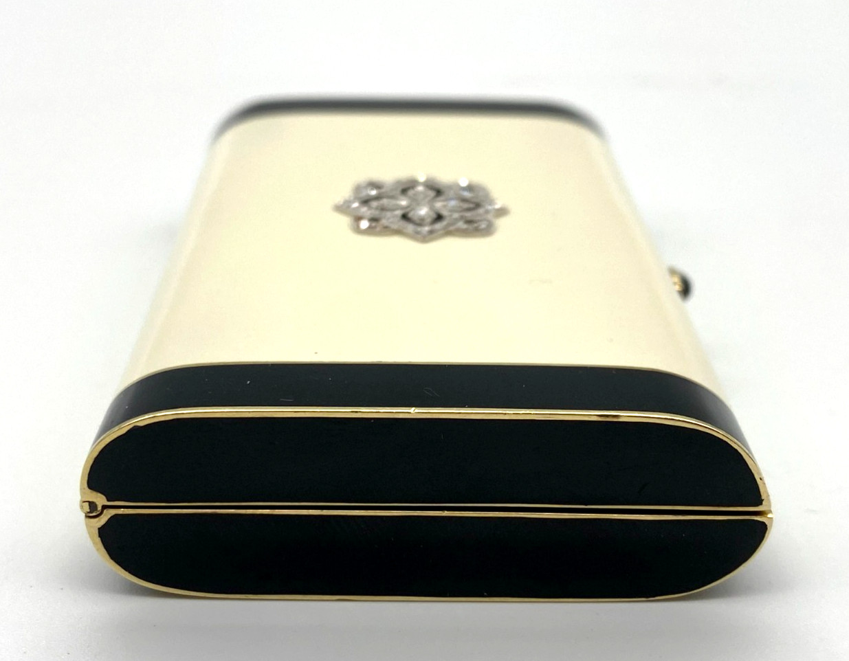 Tiffany & Co. Art Deco 14K Gold, Diamond & Enamel Cigarette Case, Circa 1920’s