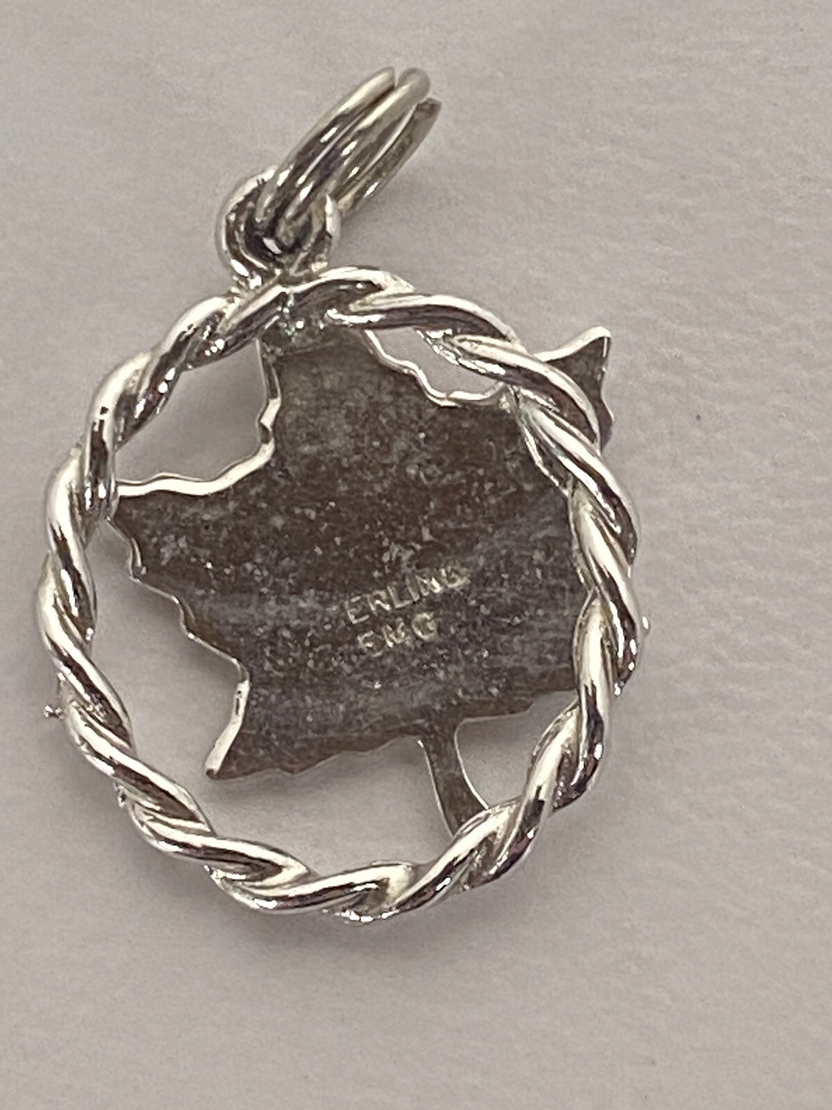 VTG Sterling Slver Charm Waskesui Lake SK Canada Souvenir EMO Saskatchewan