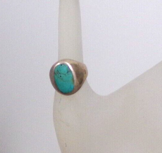 RARE VINTAGE TURQUOISE 925 SILVER RING SIZE 7 J88CR CL88CR BZ8CR JZ85