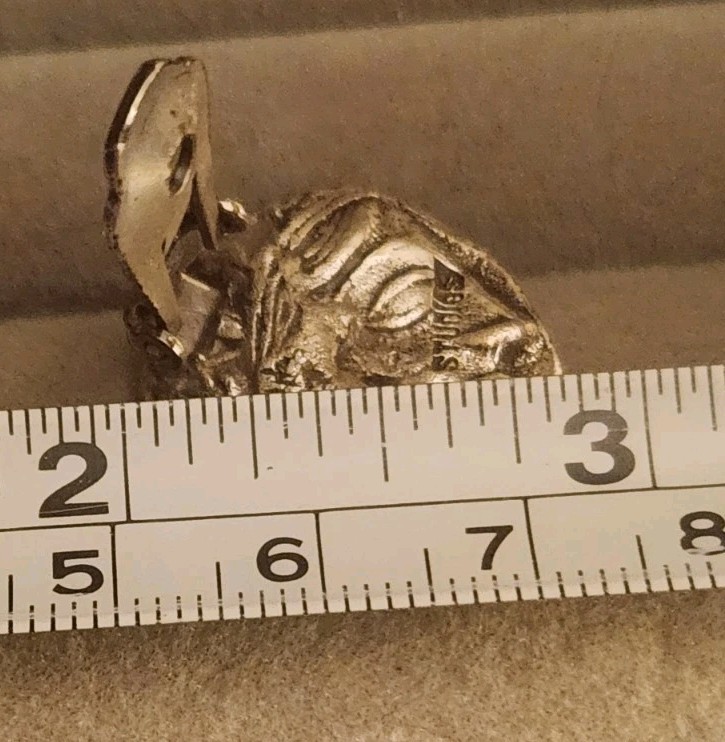 ALVA Studio Greek Coin Owl Earrings