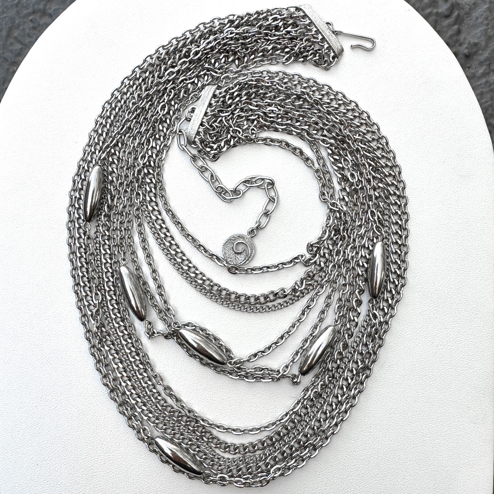 Sexy Lisner 16″-18″ Multi-Chain Necklace w Bullet Stations & 3″ Extender