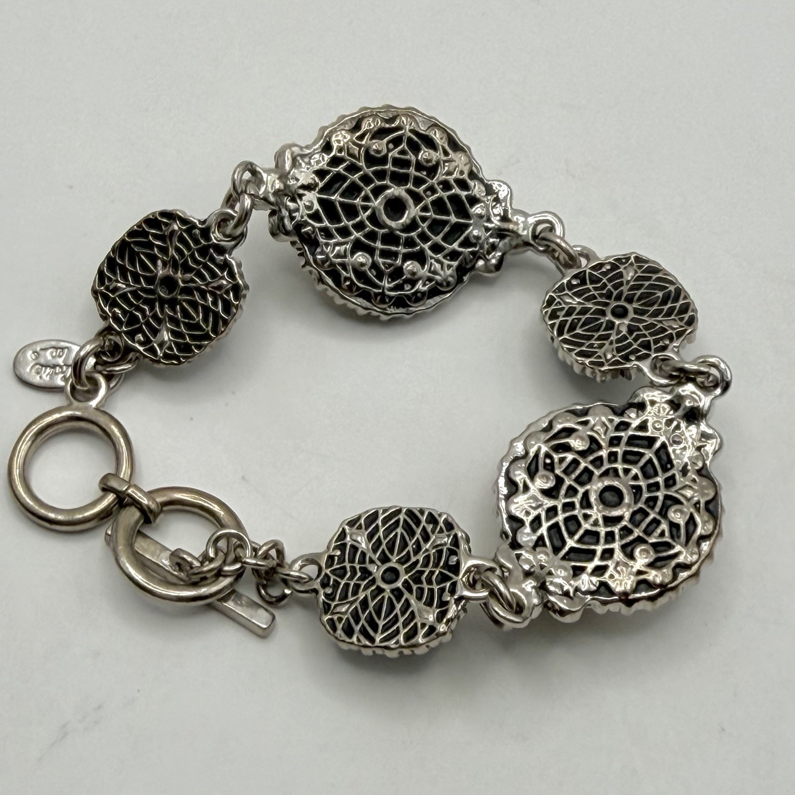 Vintage Cookie Lee Intaglio Bracelet