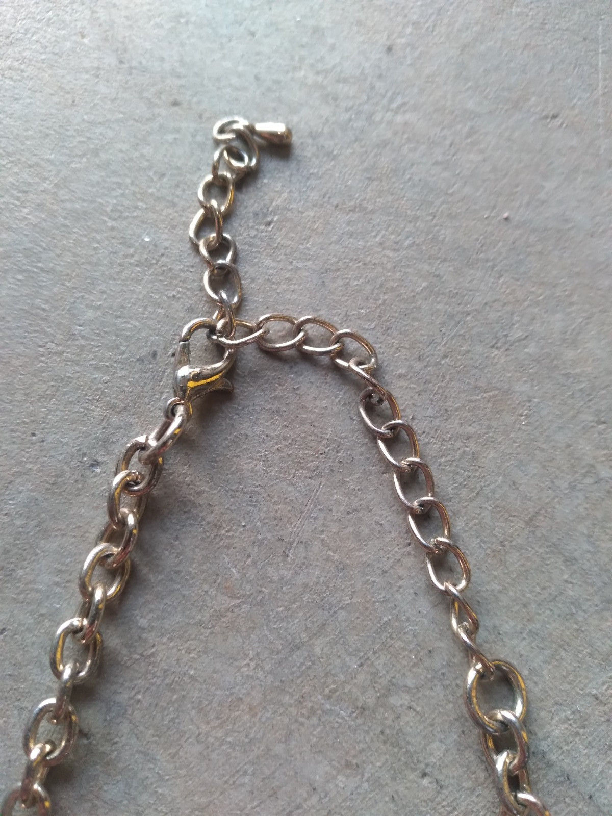 Vintage Hammered Statement Necklace Gold Tone