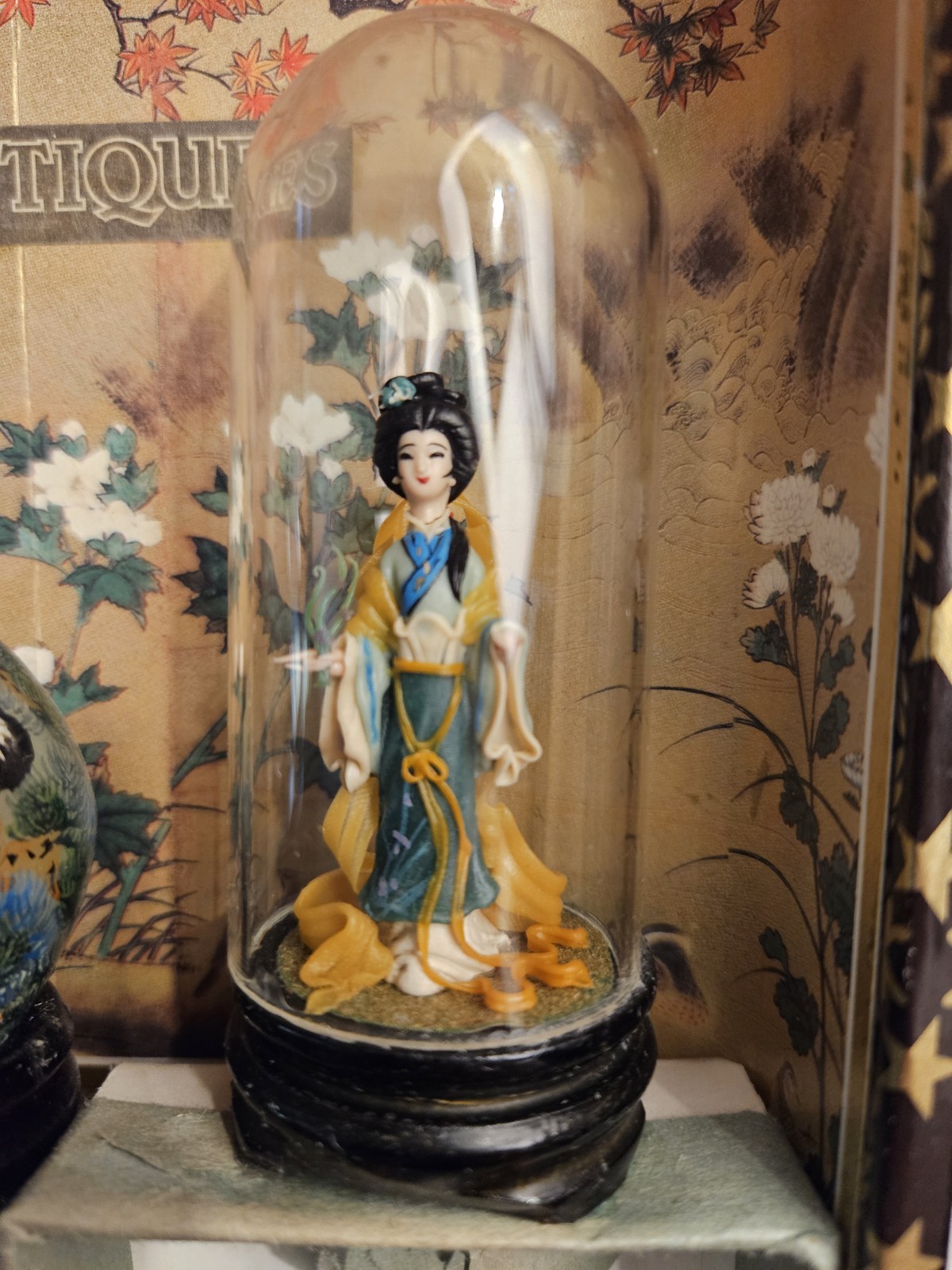 Vintage Mixed Lot Dolls, Figurines, Earrings, Decor – Ceramic, Wood, Glass