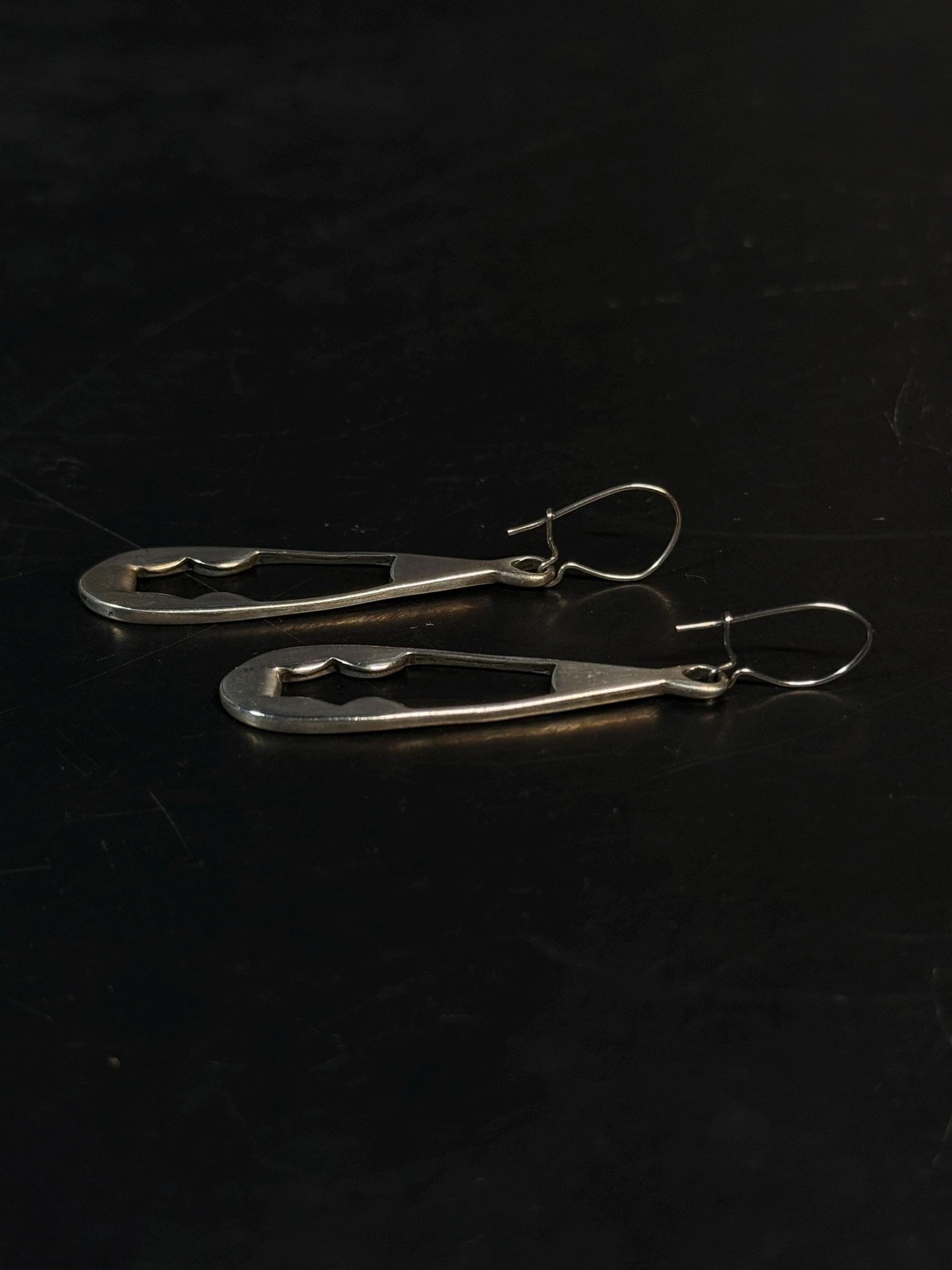 Southwestern Sterling Silver Turquoise Coral Inlay Drop Earrings