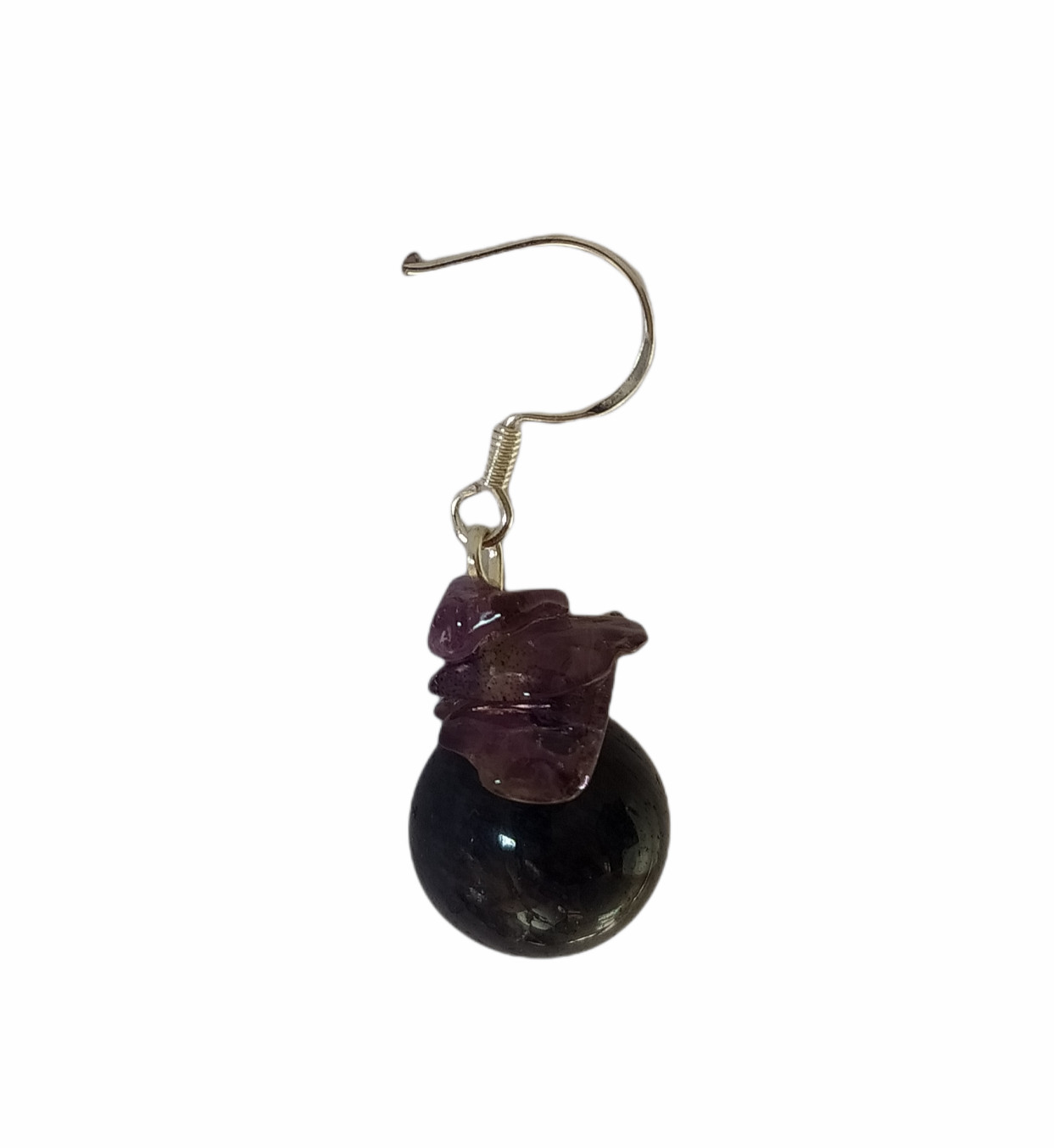 Amethyst, Jade & Tiger’s eye In Beautiful Earrings Handmade & Free Shipping!!.