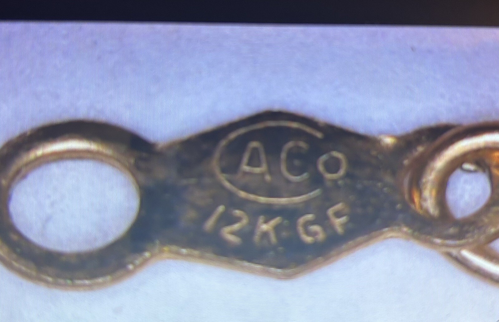 Vintage 18” 12K GF Attleboro Co. (ACO) Chain Necklace Estate Piece