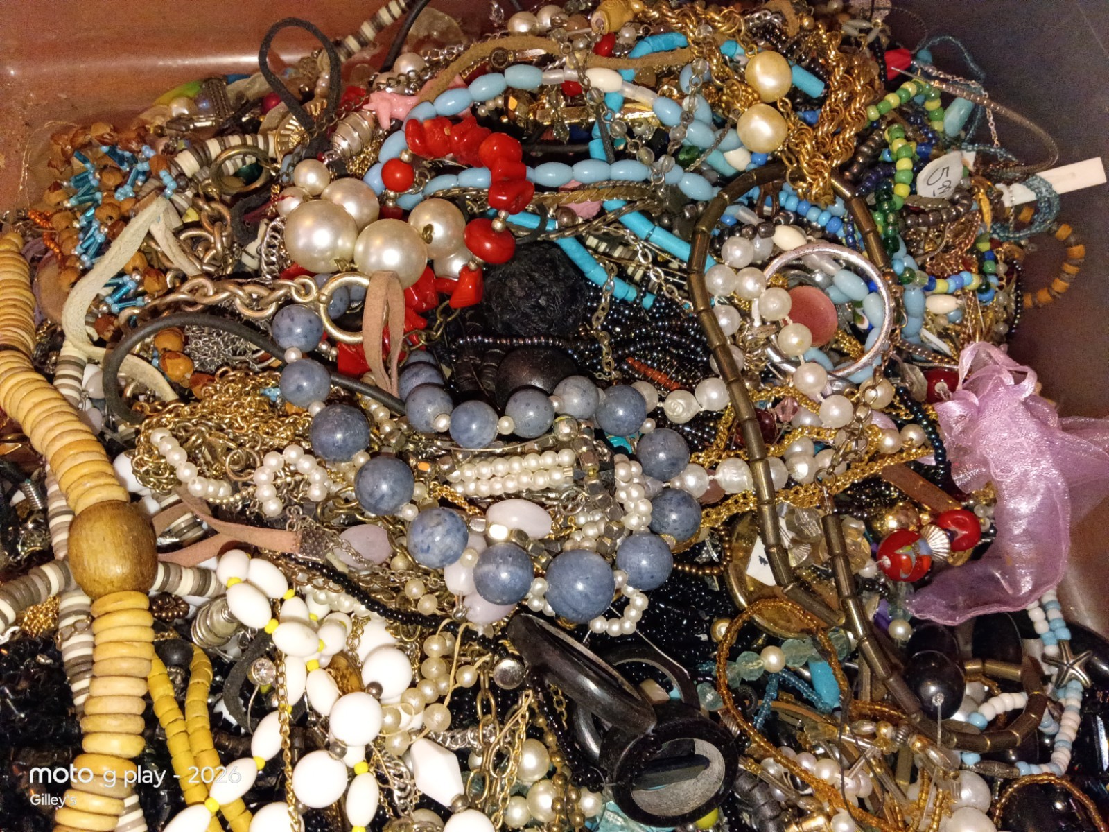FREE SHIP 1 Lb POUND Jewelry Craft Lot Mystery Mix Vintage Y2k Modern Scoop
