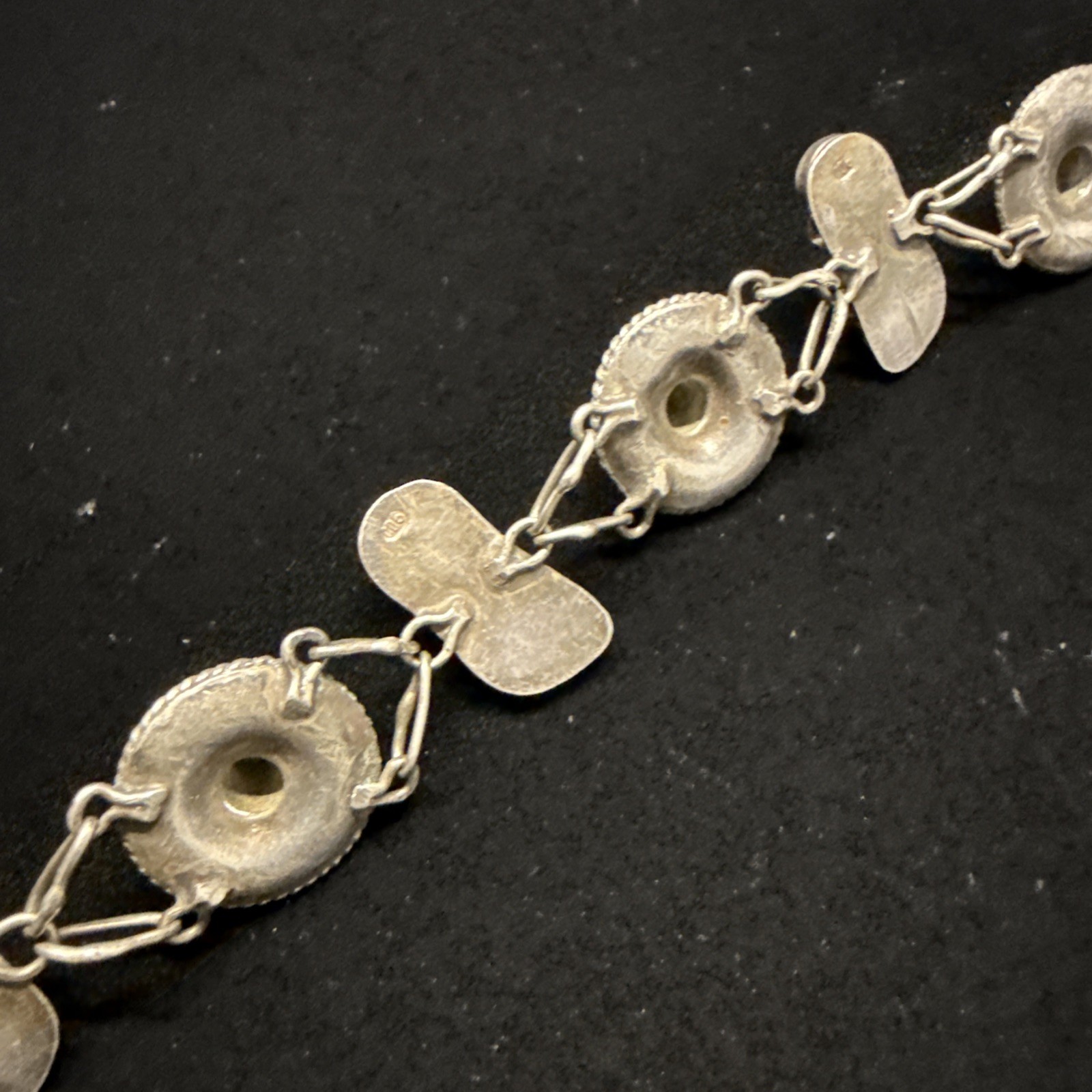 980 Silver Mexican Sombrero & Sandal Bracelet