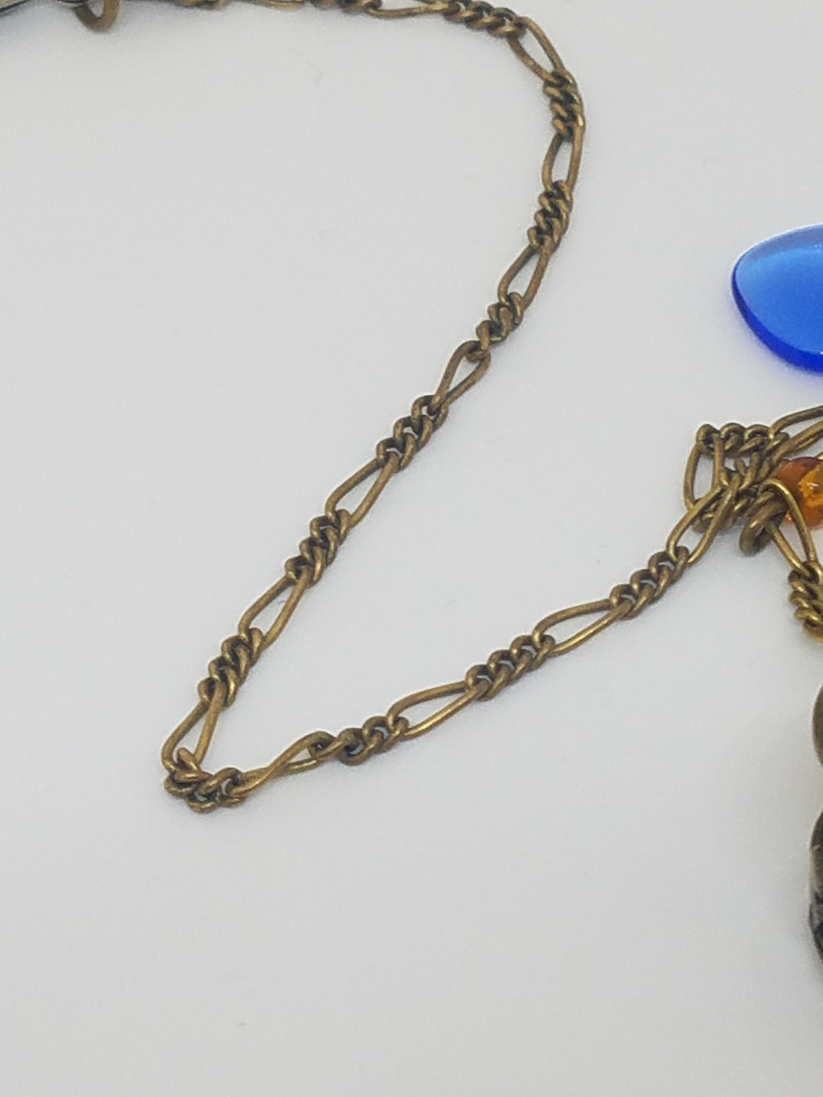Glass Works Studio Long Multicolor Glass Hearts Charm Necklace