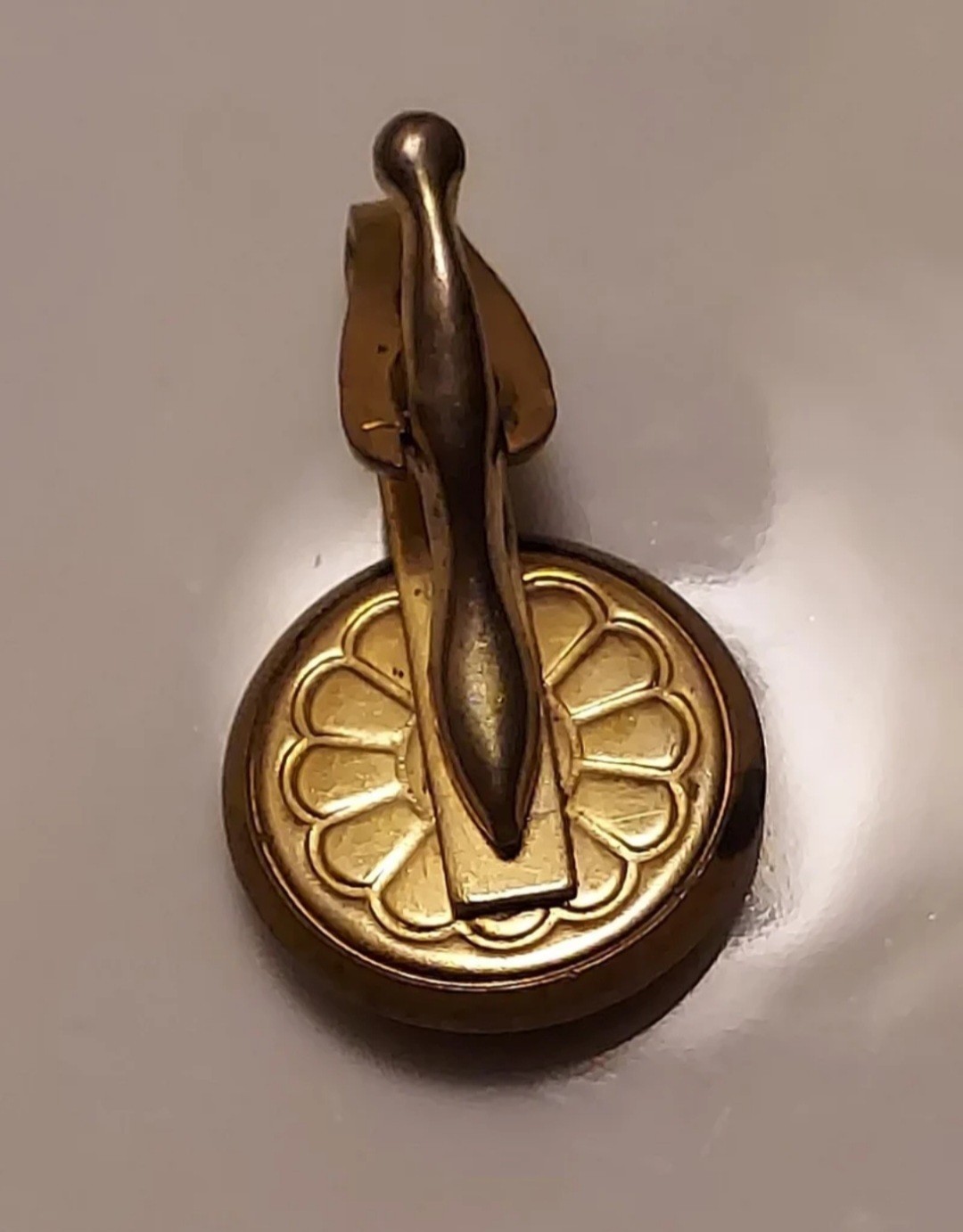 Antique Paul Revere Midnight Ride Tie Clip – Brass RARE!