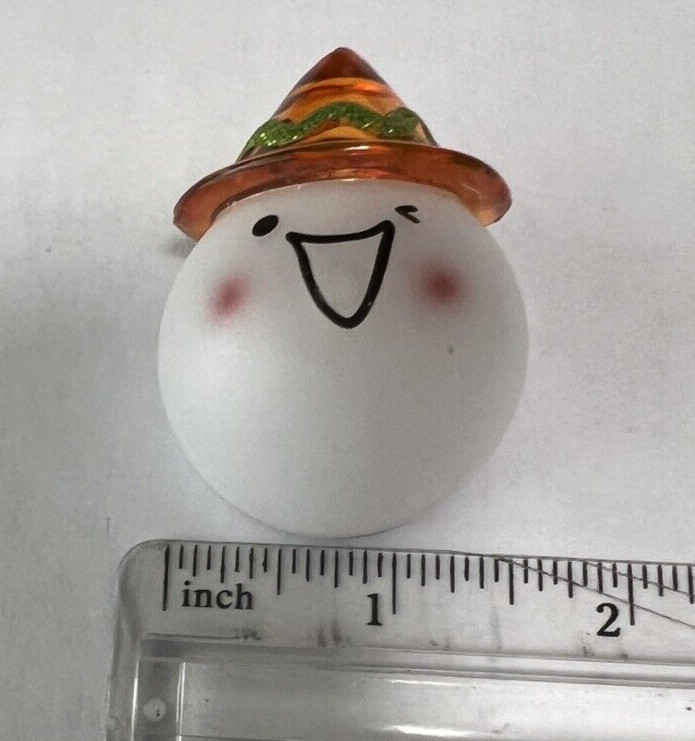 Color Change Lights Snowman Head Pin Brooch Approximately 2 “
