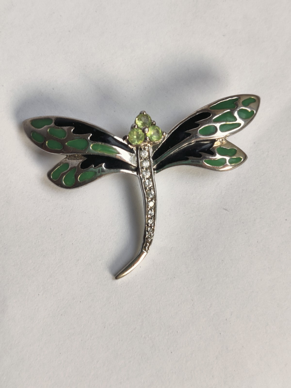 925 Sterling Silver Dragonfly Brooch & Mother of Pearl Bracelet | DBJ & Misaki