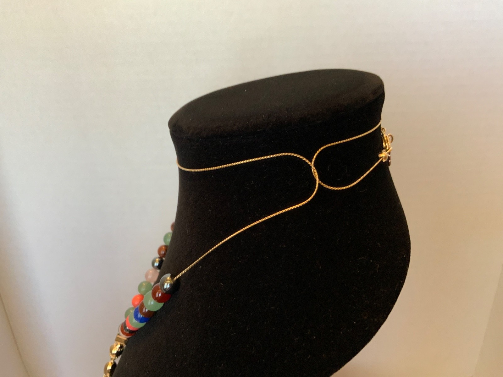 RARE VTG CAMROSE KROSS JBK Jacqueline Kennedy Greek Worry Bead Necklace NIB