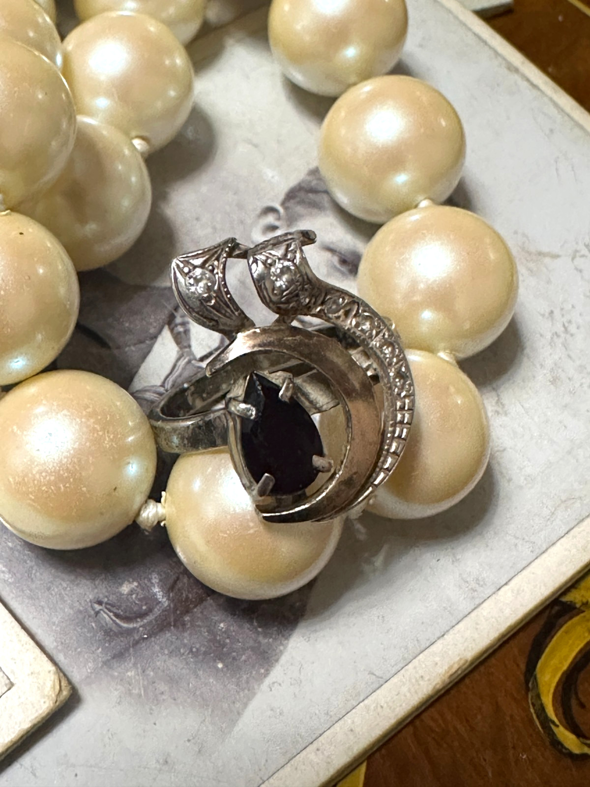 vintage Women’s ring jewelry SILVER 875 red stone Soviet RING USSR
