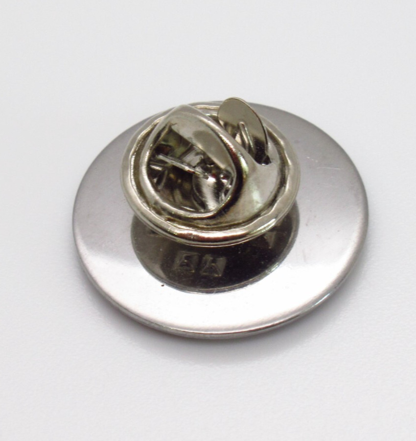 VF Sportswear Pin Yellow Letters Black Background Logo Lapel Pin
