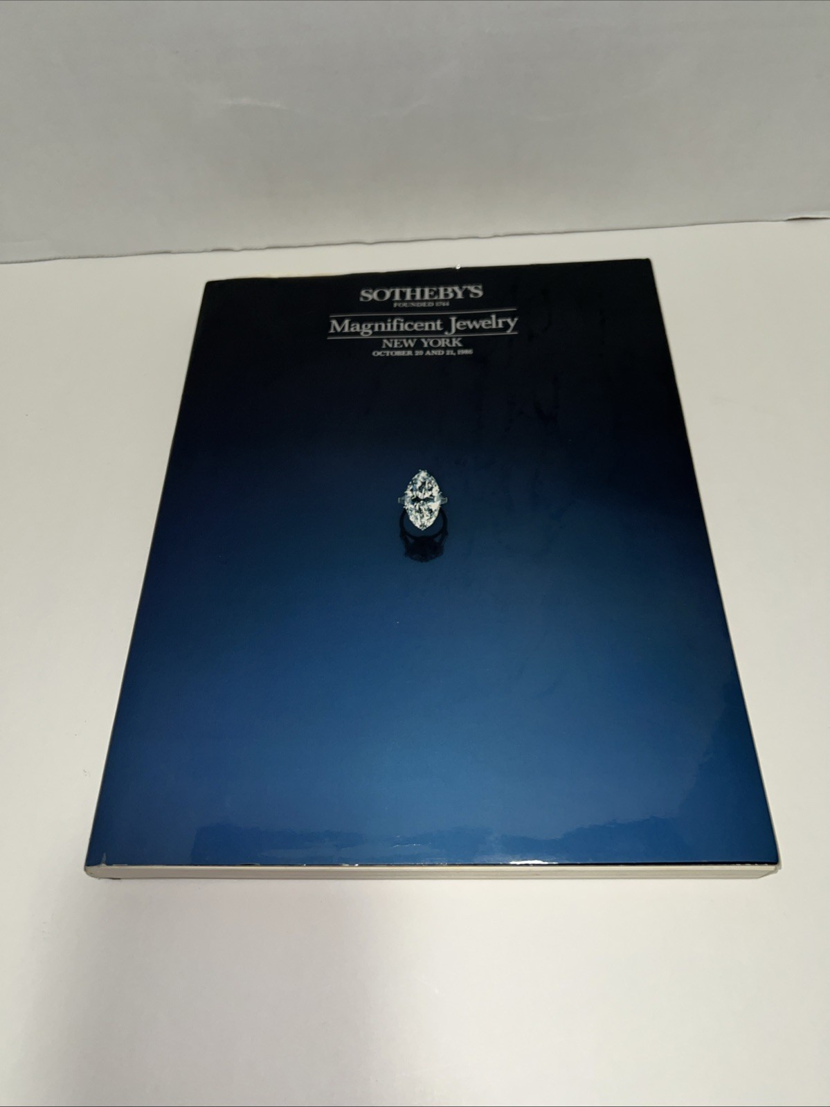 SOTHEBY’S MAGNIFICENT JEWELRY Auction Catalog 1986 New York 10/20-10/21/86 Vtg