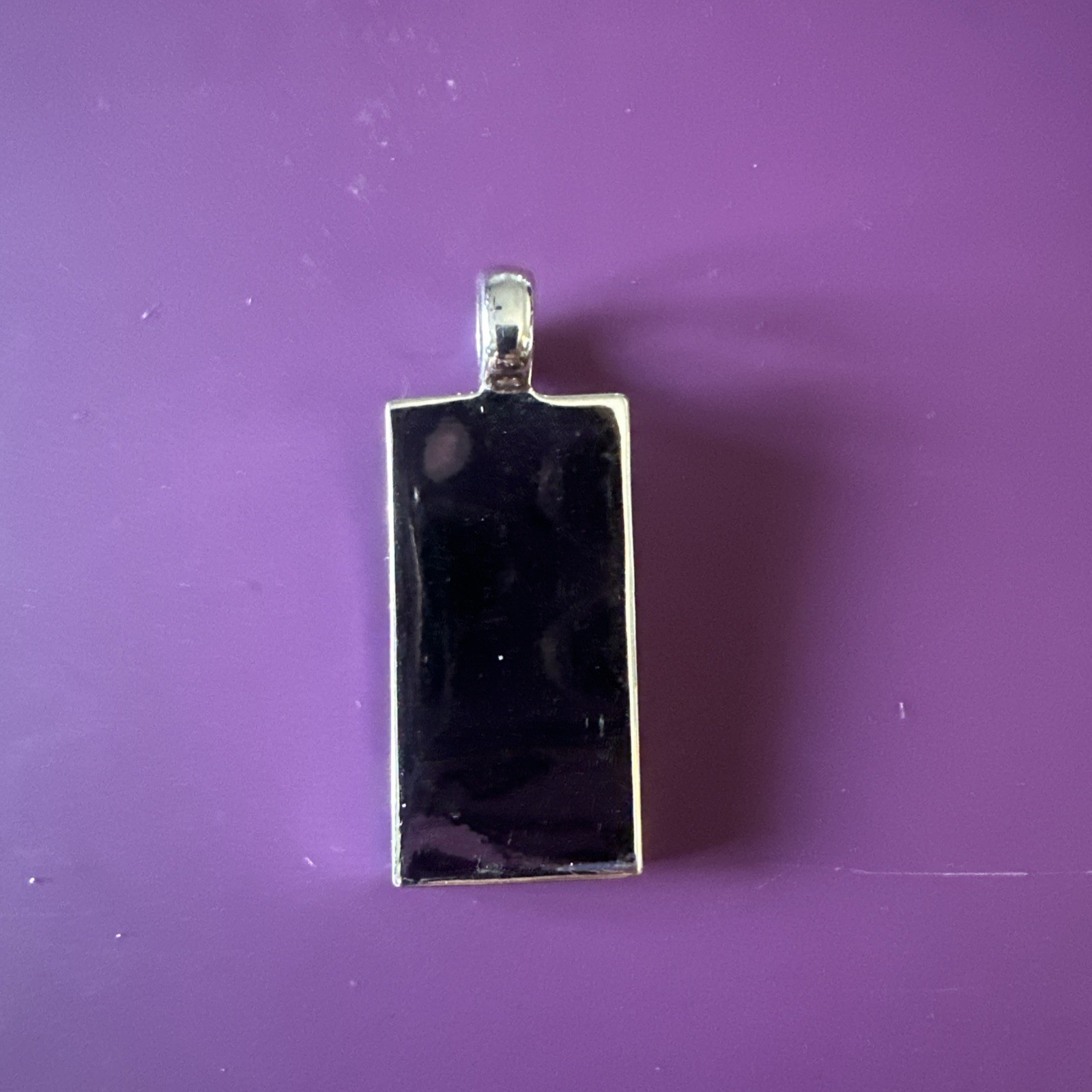 Abalone Shell Inlay Pendant Tested But Not marked Sterling
