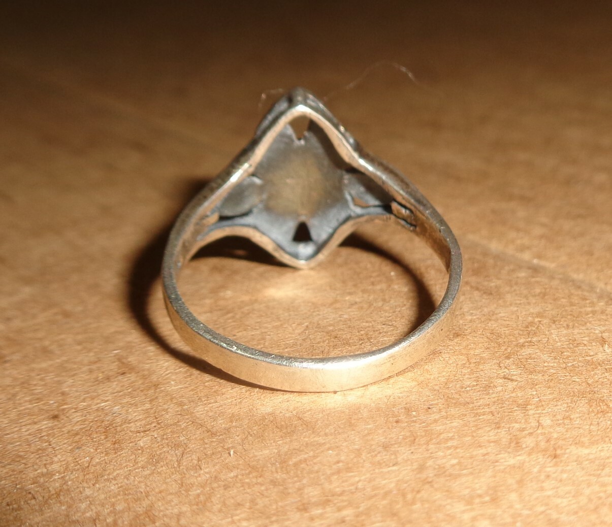 VTG MARKED CW 925 STERLING SILVER MARCASITE DESIGNER RING SIZE 9