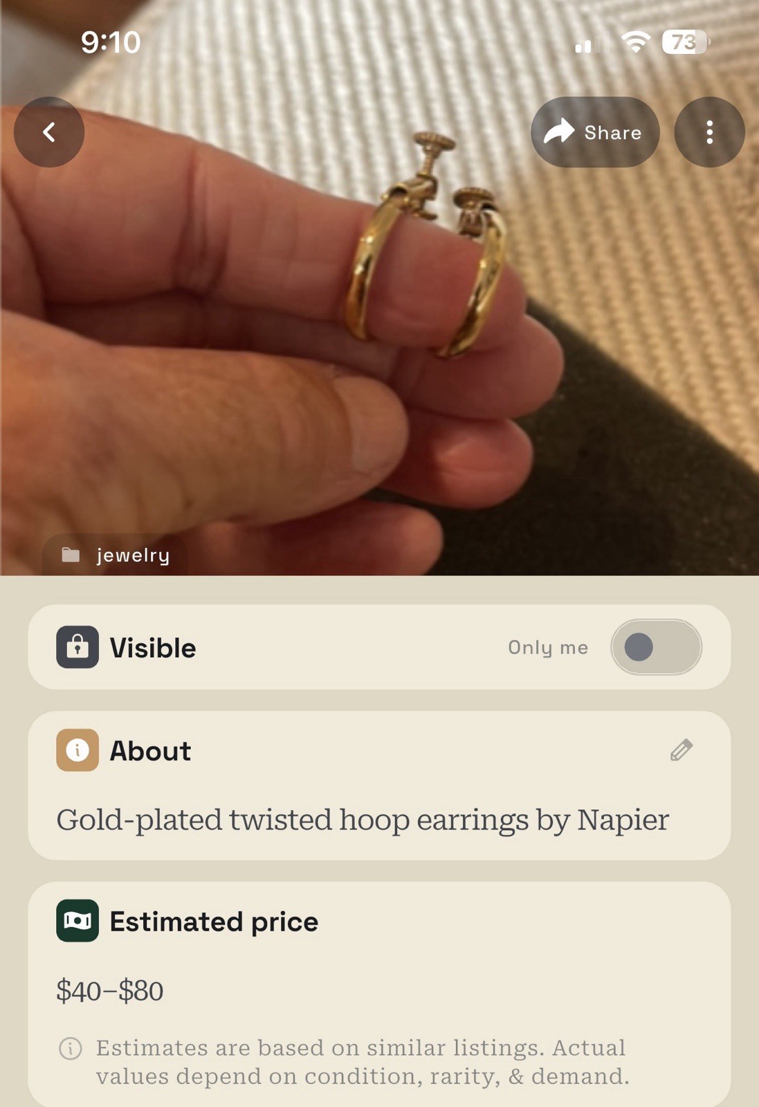 Napier Vintage Earrings Lot Gold-Tone Hoops, Red Glass Dangle, Floral Clip-On