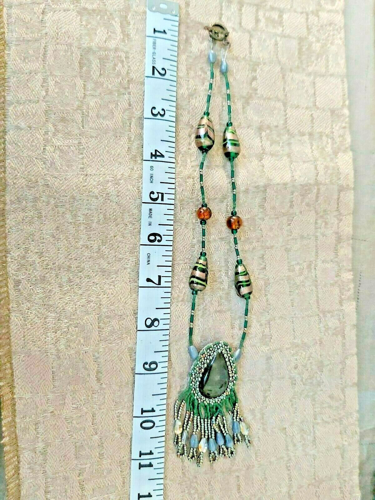 2 Southwestern Beaded Necklaces W/ toggle Closure-PLEASE LOOK AT ALL PICTURES