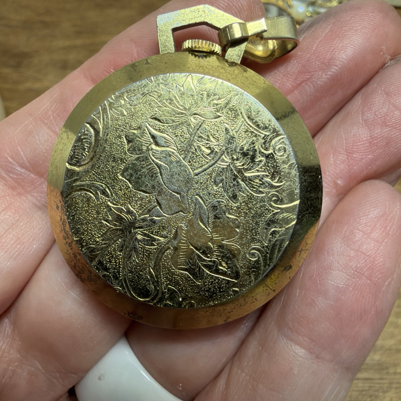 Vintage Marda (Saxony) Swiss Made Pendant Watch. Manual Winding, Not Working!!!