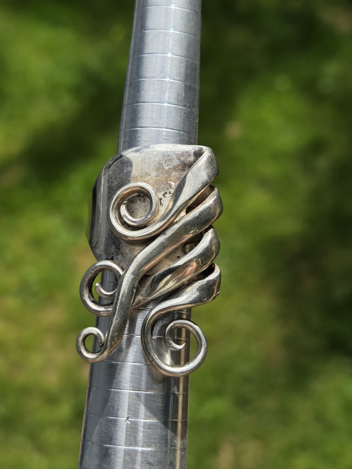 Vintage Wallingford Fork Ring Silver Plated Silverware Size 7.5