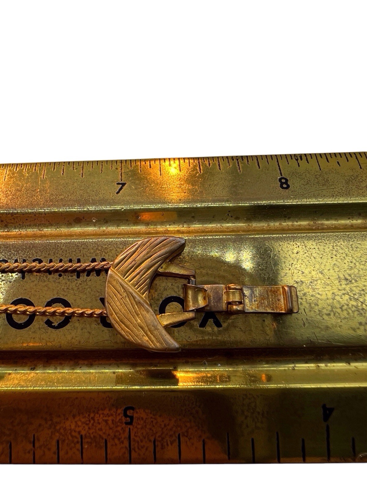 Christmas Nativity Gold-Tone Enamel Charm Slide Bracelet Signed Two Sisters WB