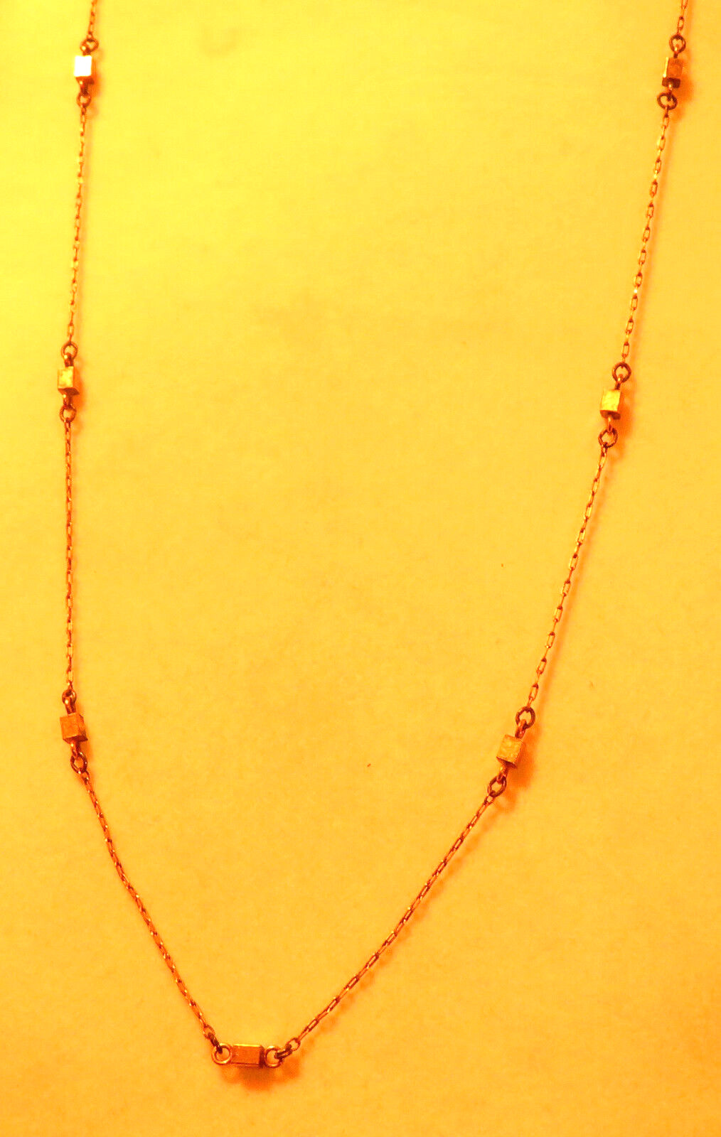Vintage Chain Necklace 12K Gold Filled 17 1/2″