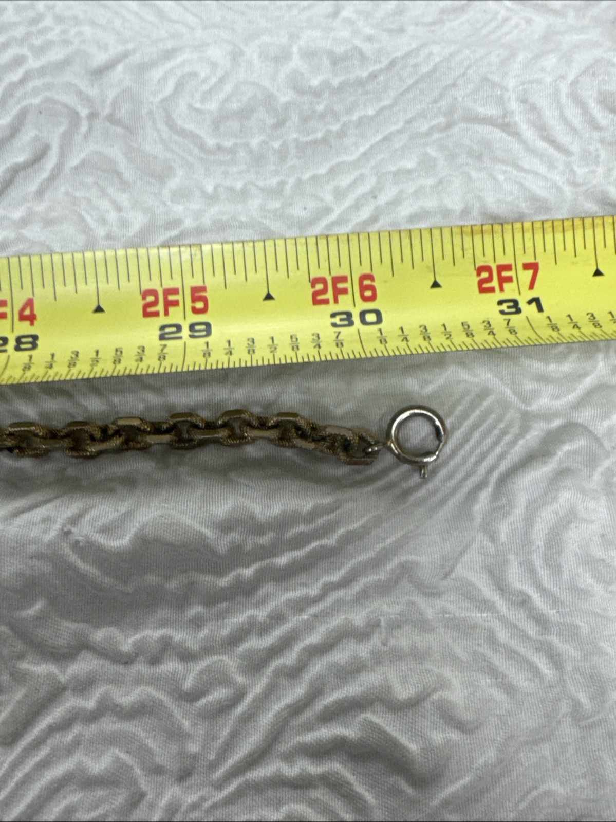 Vintage Gold Tone Double Rolo Chain Link 30”Necklace