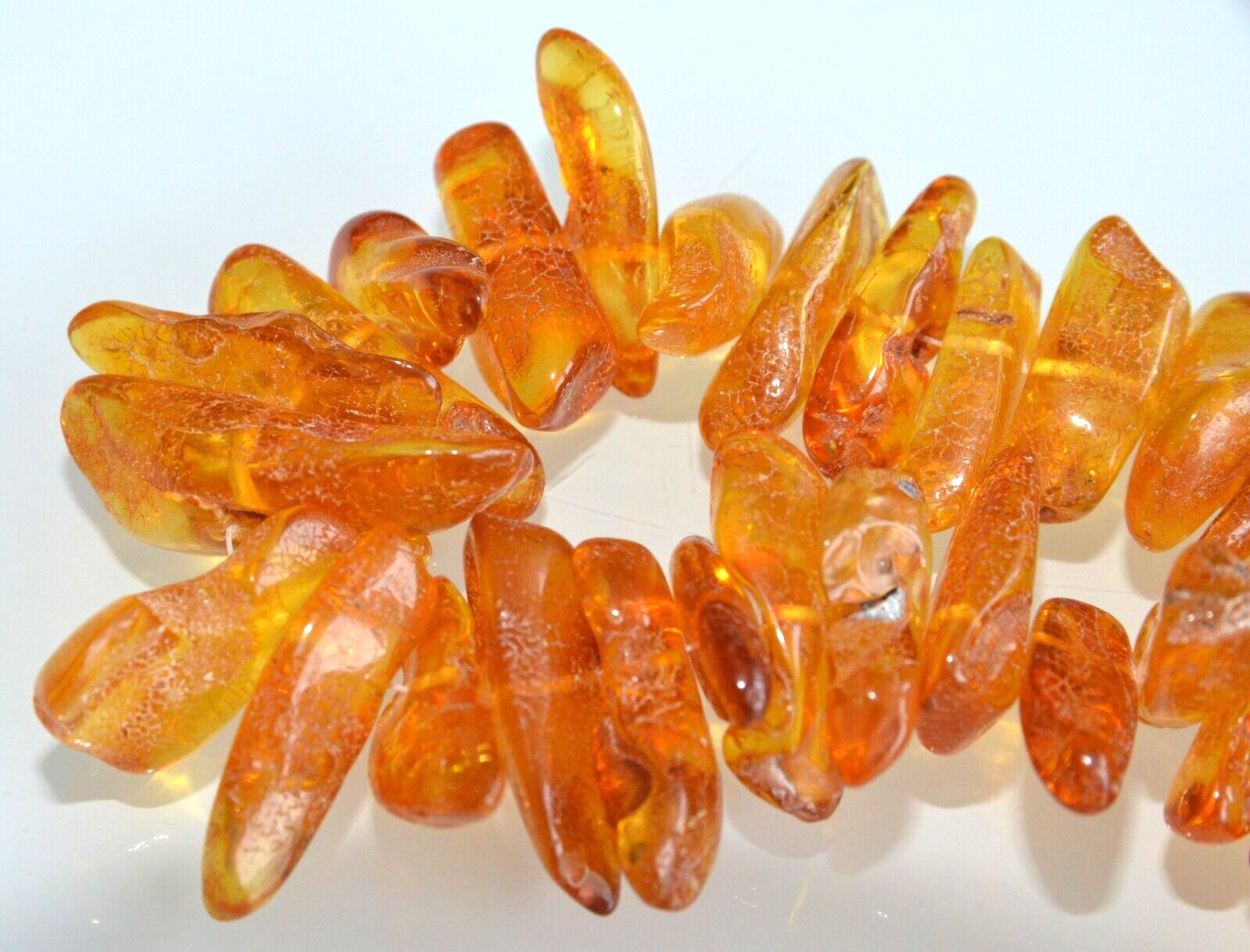 69gr RUSSIAN SOVIET BALTIC AMBER BEAD NECKLACE 琥珀 BRACELET STONE PENDANT EARRING