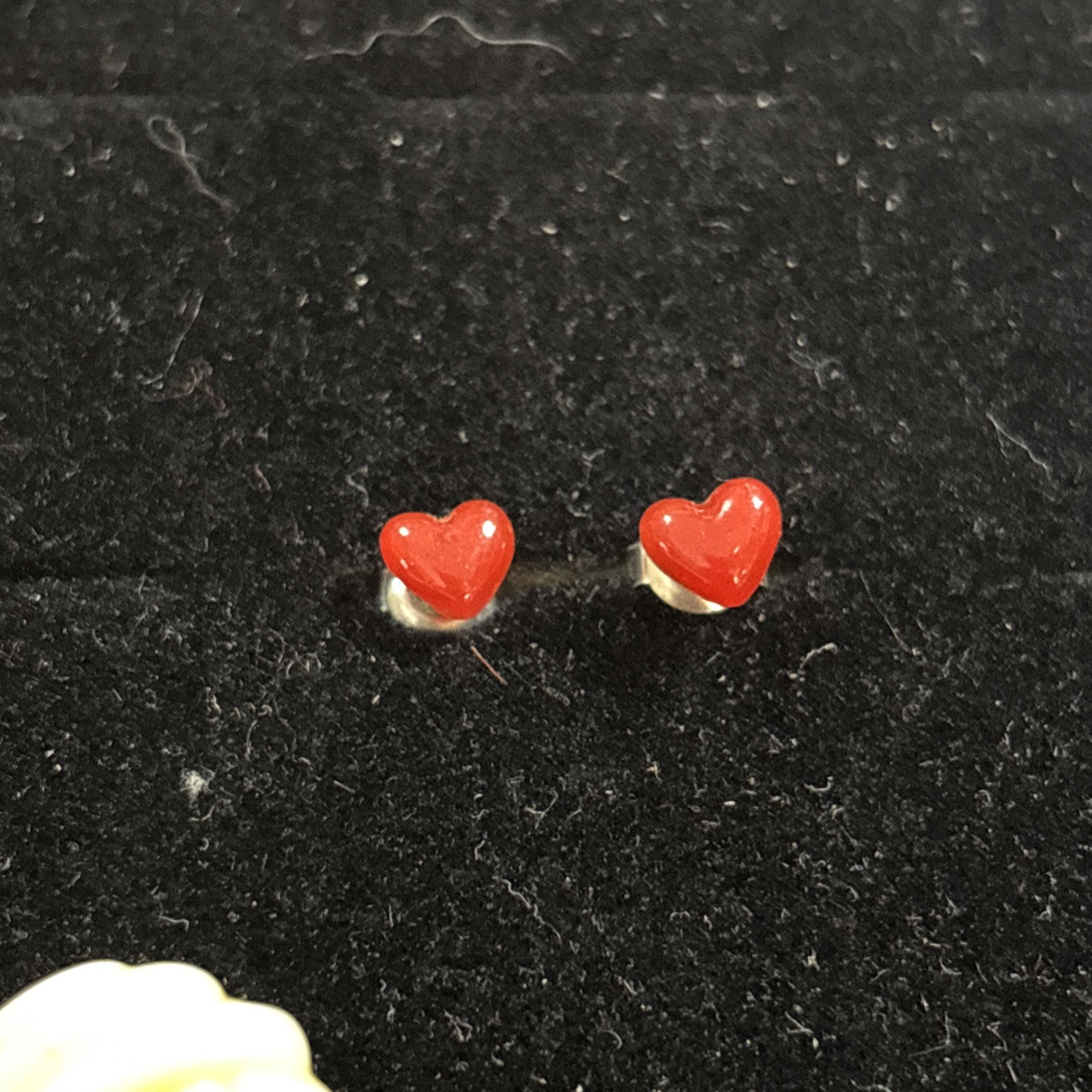 3 Pairs Vintage 1970s Lucite/metal Earrings Butterflies, Hearts, Knots, Avon?