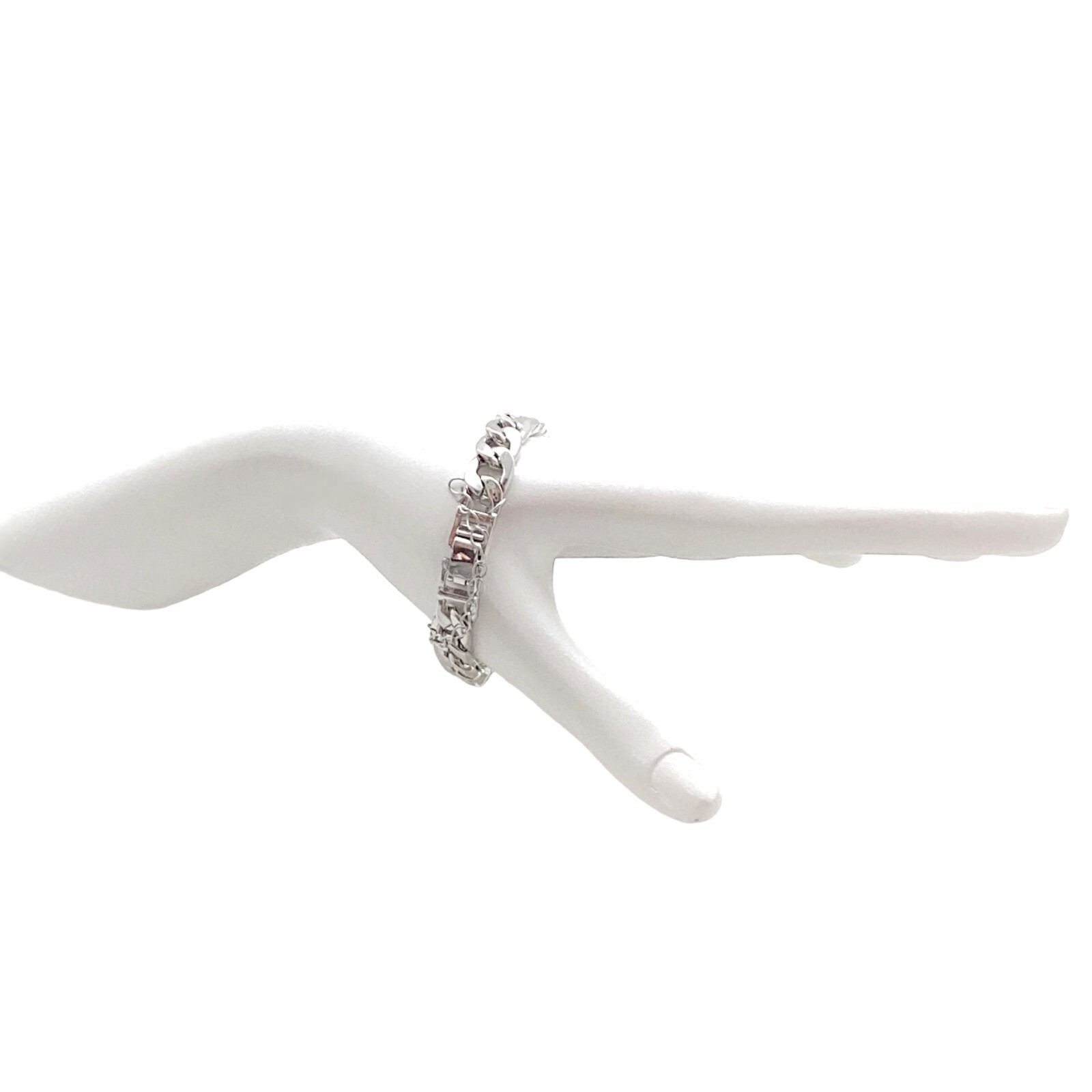 Cuban Miami Chain Bracelet S/M Silver Plated Business Casual Party Going Out