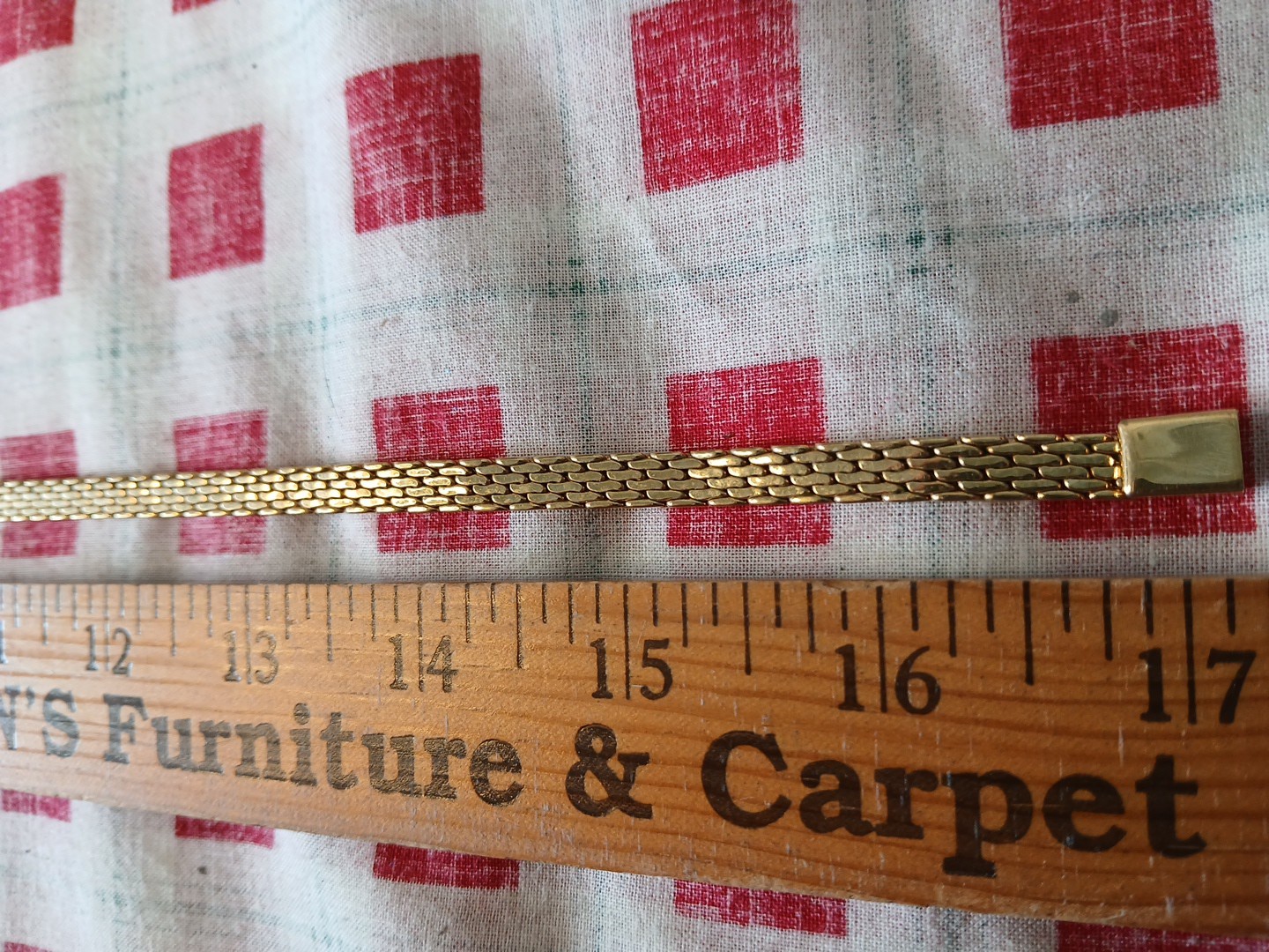 Vintage Signed MONET Gold Plated 17” Mesh Link Chocker Collar Chain Necklace