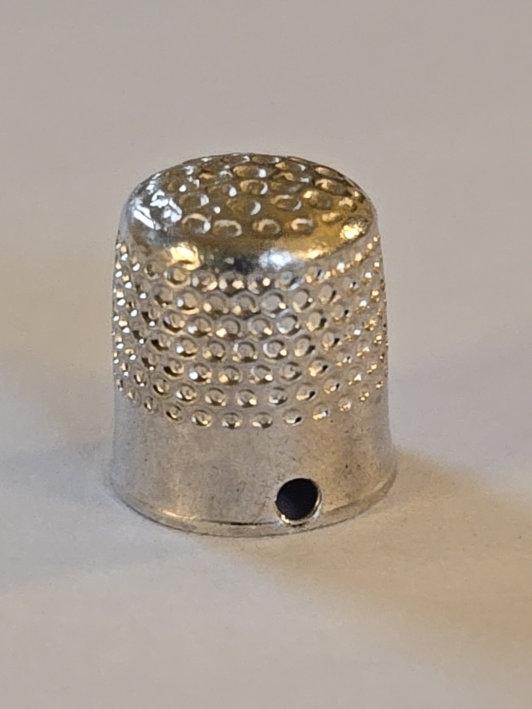 Sterling Silver ~ Thimble Charm ~ “JMF” SIMPLE Design ~ DAILY WEAR! ~ VINTAGE!