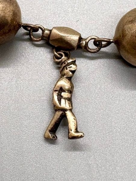 Vintage Guatemalan Charm Bracelet, marked 900 Silver