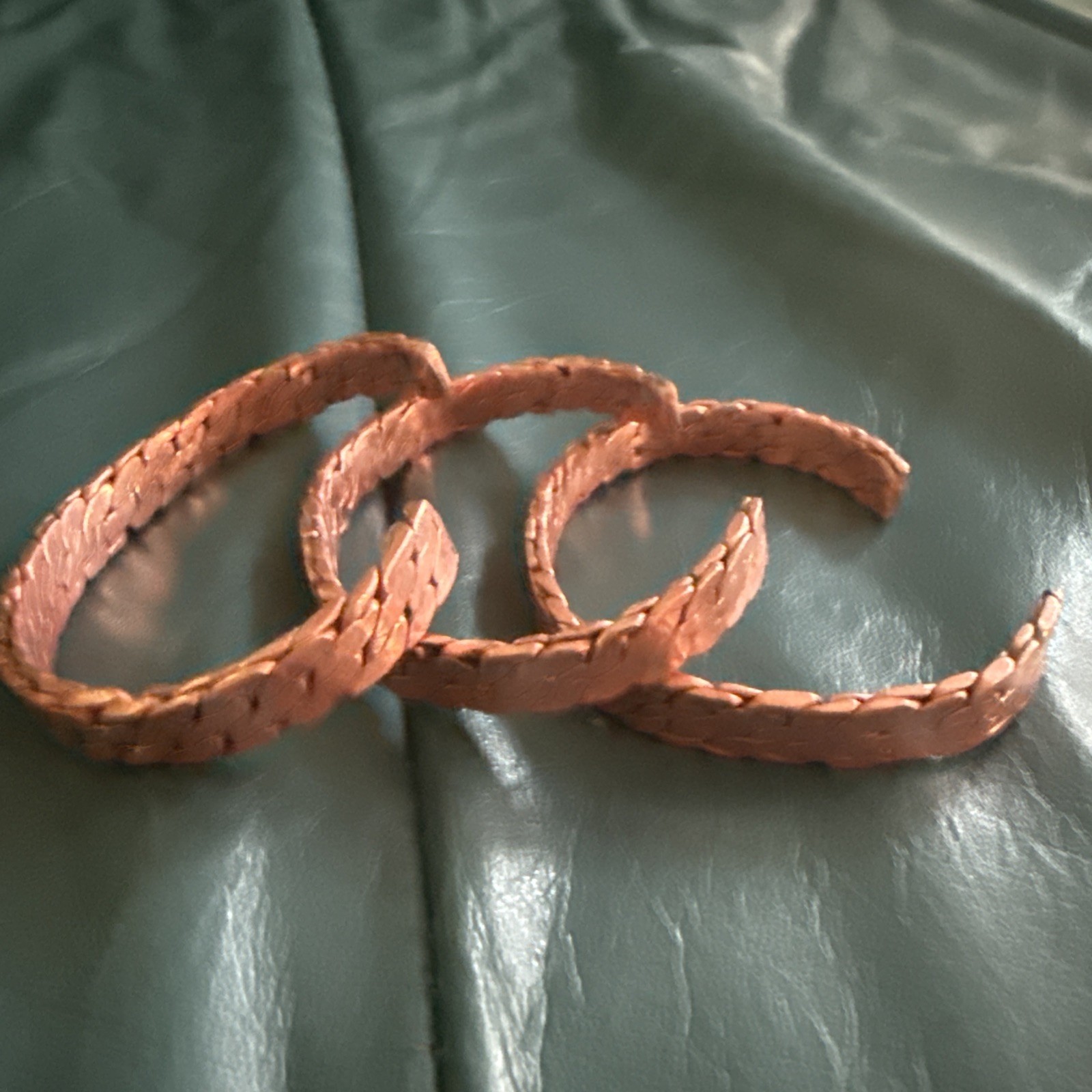 Copper & brass interlaced Moroccan bracelet