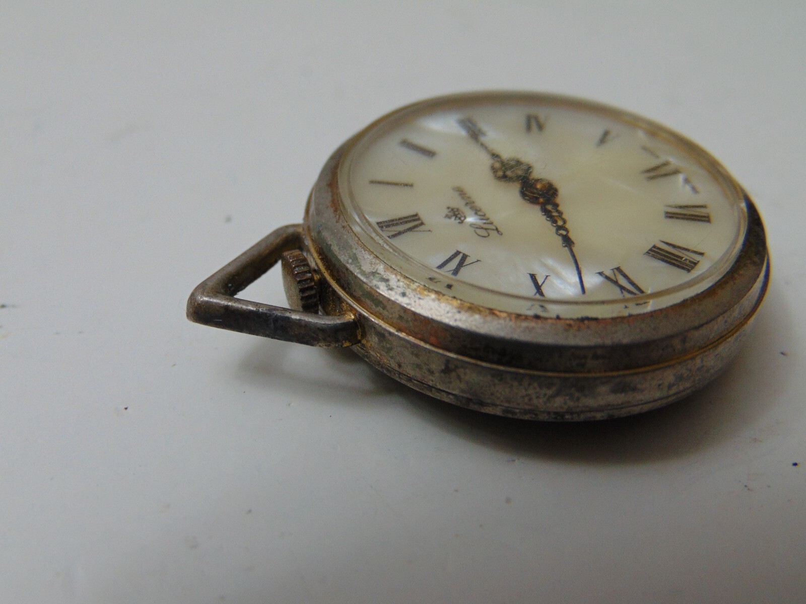 Vintage Cameo Lucerne Swiss Made Necklace Pendant Manual Windup Mechanical Watch