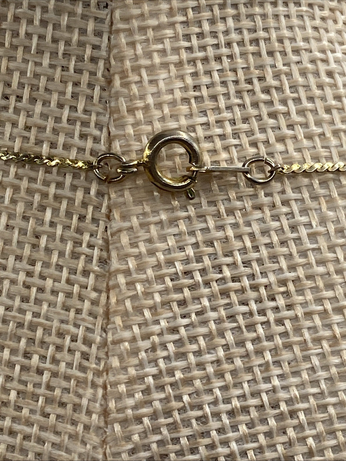 2.97 Vintage necklace, gold tone, chain, cloisonne charms