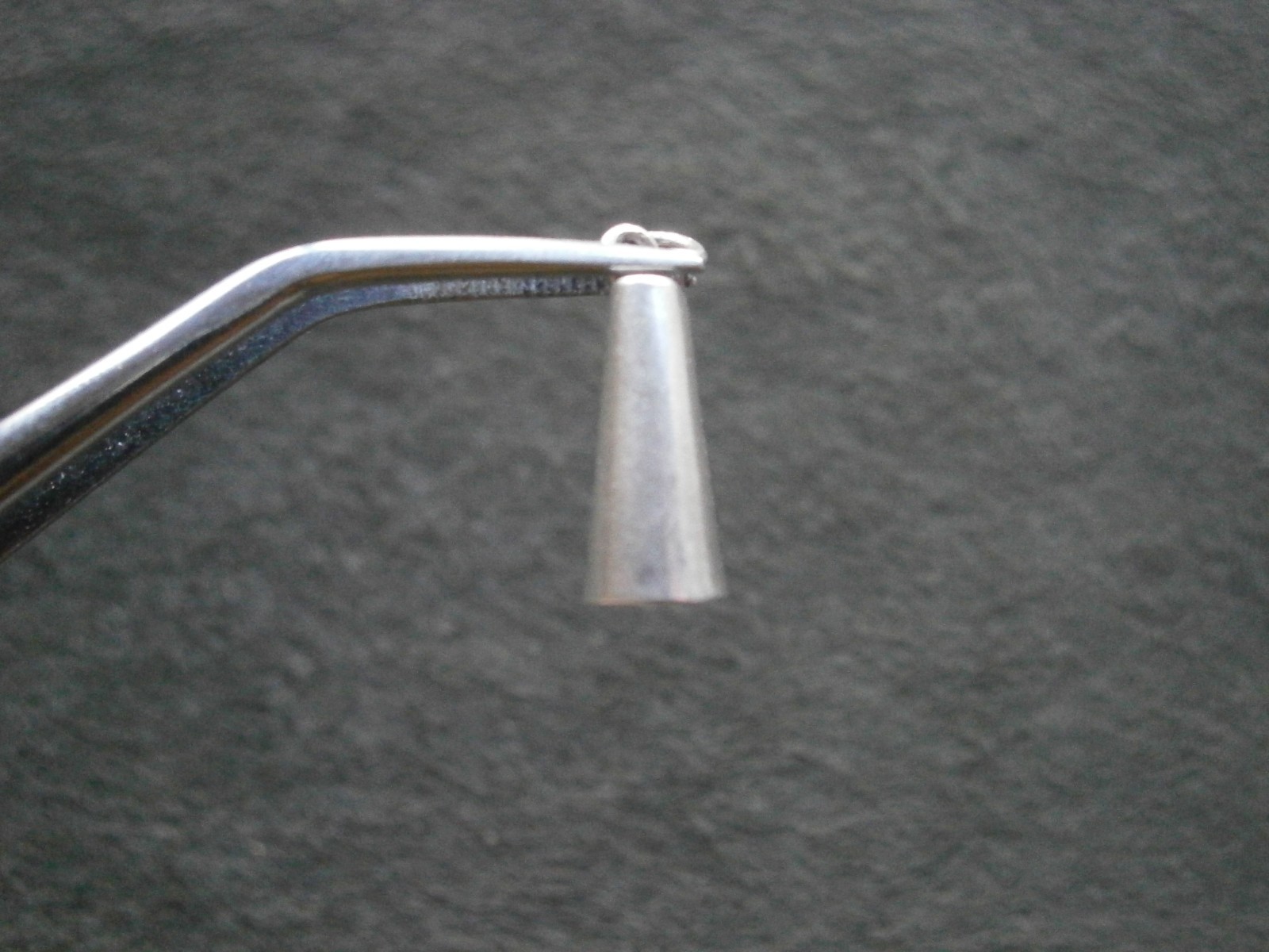 Sheep Cow Bell Plain Vintage Mexico Sterling Silver Bracelet Charm Pendant 1.0g