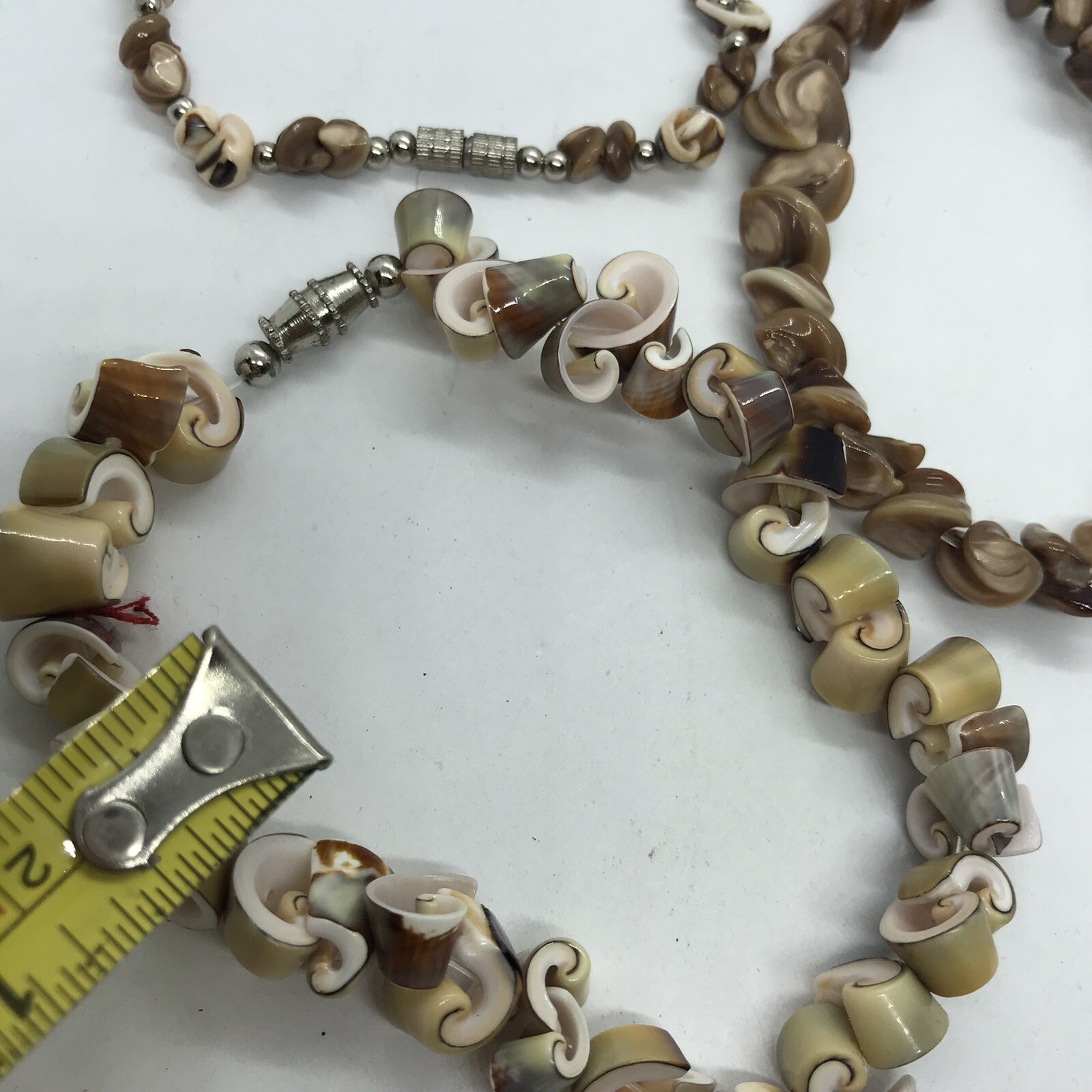 Lot Of Vintage Shell Bracelet boho beach VSCO layering handmade earthtones