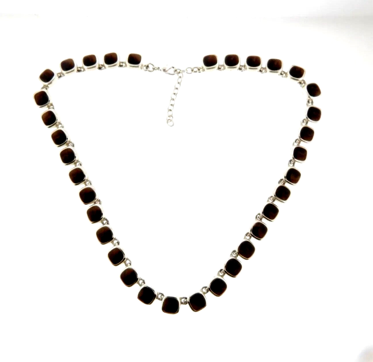 Anne Klein Enamel Necklace Choker 8 mm 16-17.5″