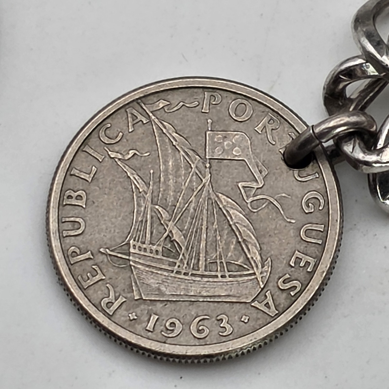 LeStage Sterling Silver Coin Charm Bracelet 58g Mid Century Estate Jewelry Euro